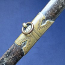 British 1845 Pattern Infantry Officers Sword, c1850 by Linney, with Unusual Steel Scabbard 17